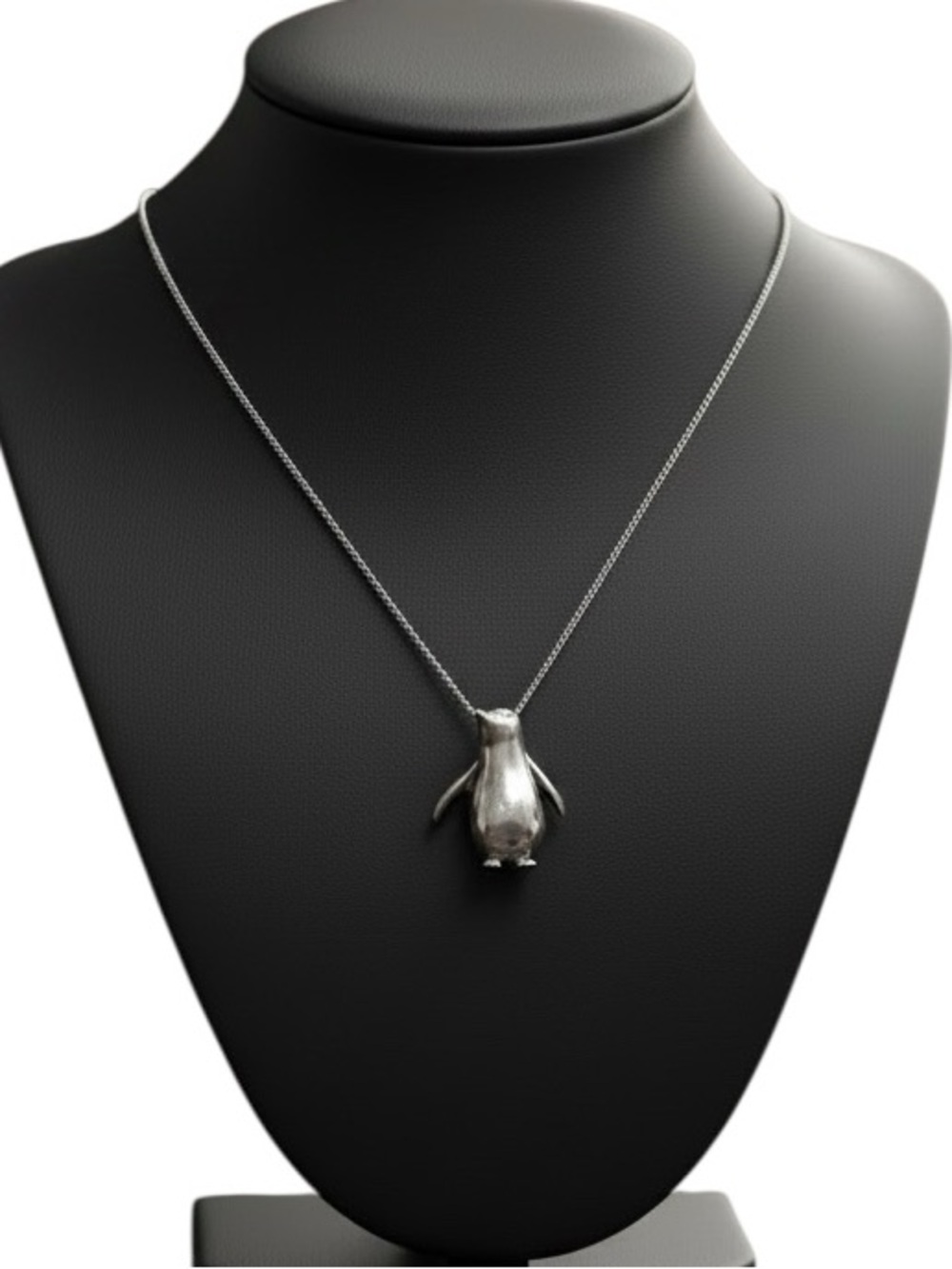 Tiffany & Co. Vintage Rare Penguin Pendant Necklace – Sterling Silver 925 - Picture 10 of 11